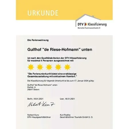 Ξενοδοχείο Gulfhof De Riese- Hofmann Eg